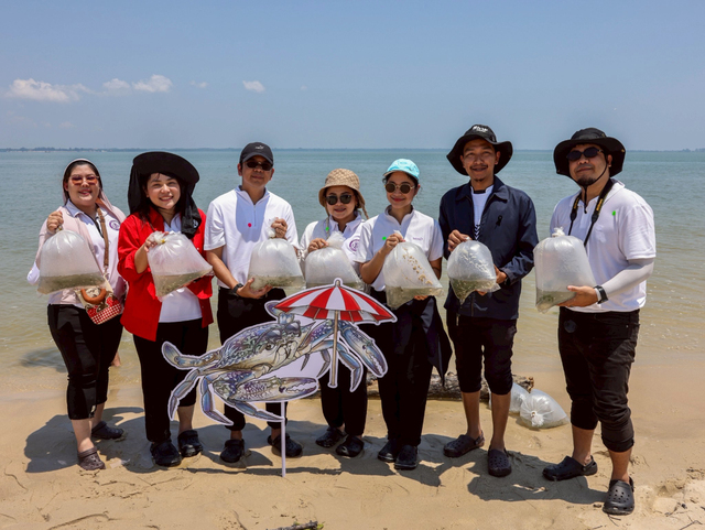 ซีพีแรมสานต่อ 14 ปี “ปูม้ายั่งยืน” ปล่อยแล้ว 1.8 ล้านตัว เสริมความมั่นคงอาหารไทย